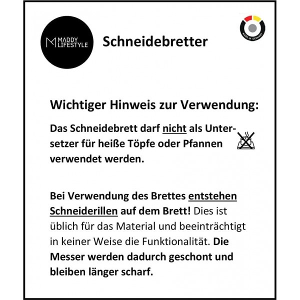 MADDY LIFESTYLE - 고품질 MADE IN GERMANY 도마 플라스틱, 초중량 - 식품 안전, 식기세척기 사용 및 칼 사용이 가능한 주방 보드 - PE 500 조각 보드(빨간색, 40x30x2cm) 빨간색 40x30x2c