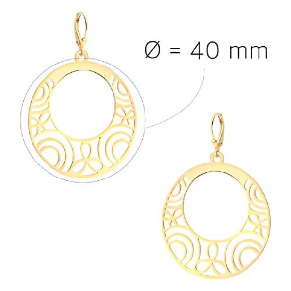 SOFIA MILANI - 여성용 귀걸이 925 실버 - 장식 귀걸이