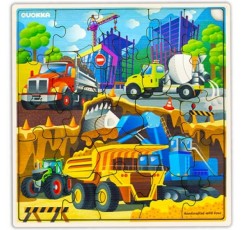 3-5세 어린이를 위한 QUOKKA 나무 운반 퍼즐 – 28조각 4-8세 유아 어린이 퍼즐 – 어린이를 위한 목재 운반 장난감 6-8세 소년과 소녀를 위한 게임