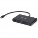 StarTech.com 3포트 Mini DisplayPort MST 허브 - 4K 30Hz - 다중 모니터용 Mini DP - HDMI 비디오 분배기 - mDP - HDMI(MSTMDP123HD) 검은색 Mini DisplayPort - 3x HDMI