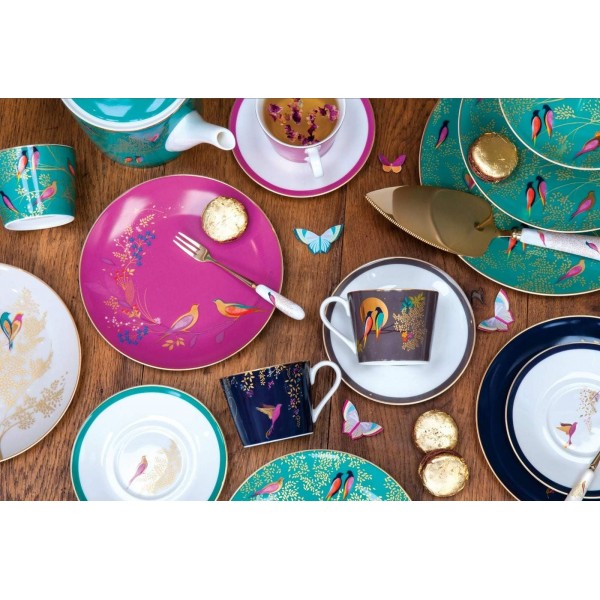 Portmeirion Chelsea Cup and Saucer용 Sara Miller, 세라믹 그레이, 230 x 185 x 95 cm 다크 그레이