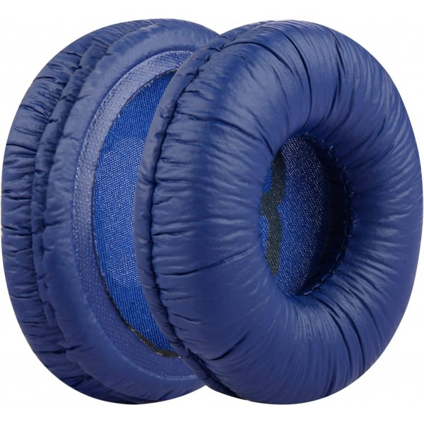 JBL JR300, JR300BT, T450BT, T500BT, Tune 500, Tune 500BT, Tune 510BT, Tune 600BTNC 헤드폰 이어패드용 Geekria QuickFit 교체용 단백질 가죽 이어패드(파란색)