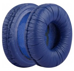 JBL JR300, JR300BT, T450BT, T500BT, Tune 500, Tune 500BT, Tune 510BT, Tune 600BTNC 헤드폰 이어패드용 Geekria QuickFit 교체용 단백질 가죽 이어패드(파란색)