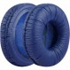 JBL JR300, JR300BT, T450BT, T500BT, Tune 500, Tune 500BT, Tune 510BT, Tune 600BTNC 헤드폰 이어패드용 Geekria QuickFit 교체용 단백질 가죽 이어패드(파란색)