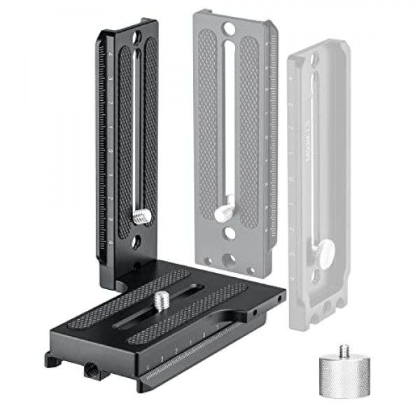 Fomito DSLR L 브래킷 DJI RS2 RSC2 Zhiyun Weebill-S Crane-2/3 Stabilizer 용 수직 카메라 마운트 퀵 릴리스 플레이트