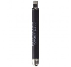 Koh-i-noor 5353 Versatil 검정색 올메탈 리드 홀더, 샤프너 포함, 부드러운 표면