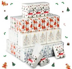 200 팩 크리스마스 포켓 티슈 여행 팩 파티 호의 대량 2000 시트 작은 얼굴 티슈 포켓 팩 3겹 미니 여행 크기 학교 야외 캠핑을 위한 개별 티슈 팩