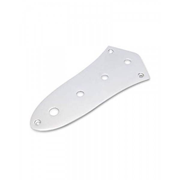 Metallor 베이스 컨트롤 플레이트 장착 플레이트 재즈 베이스 기타 부품 교체용 크롬용 구멍 4개.