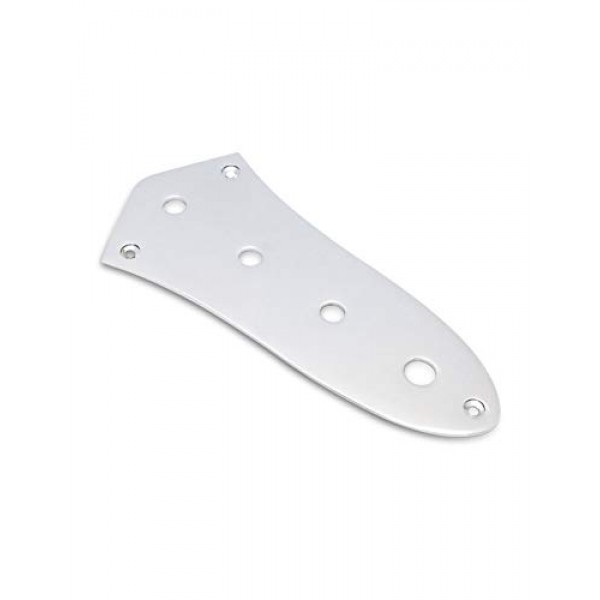 Metallor 베이스 컨트롤 플레이트 장착 플레이트 재즈 베이스 기타 부품 교체용 크롬용 구멍 4개.