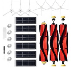 21 팩 업그레이드 교체 부품 Xiaomi Mi Mijia Roborock S4 S5 S5 MAX S6 S6 Pure/Maxv E2 E3 E4 E5 E20 E25 E35 S50 S65 로봇 식 진공 Roborock S5 액세서리