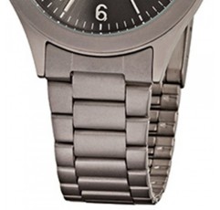 REGENT 남성용 시계, 티타늄 링크, 스트랩, 티타늄 케이스, 직경 37mm, 쿼츠, 아라비아 숫자