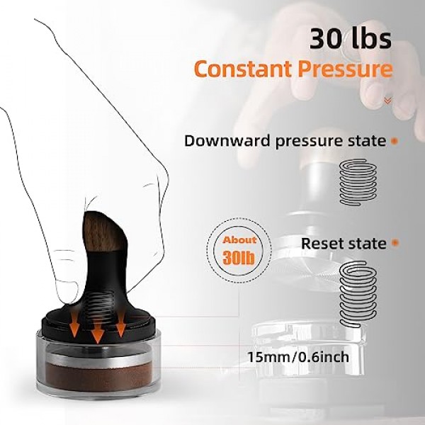 MHW-3BOMBER 58mm 에스프레소 탬퍼 키트 58mm 에스프레소 액세서리 세트