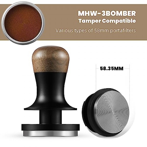 MHW-3BOMBER 58mm 에스프레소 탬퍼 키트 58mm 에스프레소 액세서리 세트