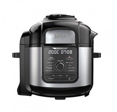 Ninja Foodi Multi-Cooker MAX [OP500EU], 부드럽고 바삭한 기술, 압력 요리, 공기 튀김, 로스팅, 그릴링, 찜, 베이킹, 소테, 탈수, 요구르트 만들기, 1460 W, 최대 40% 에너지 절약