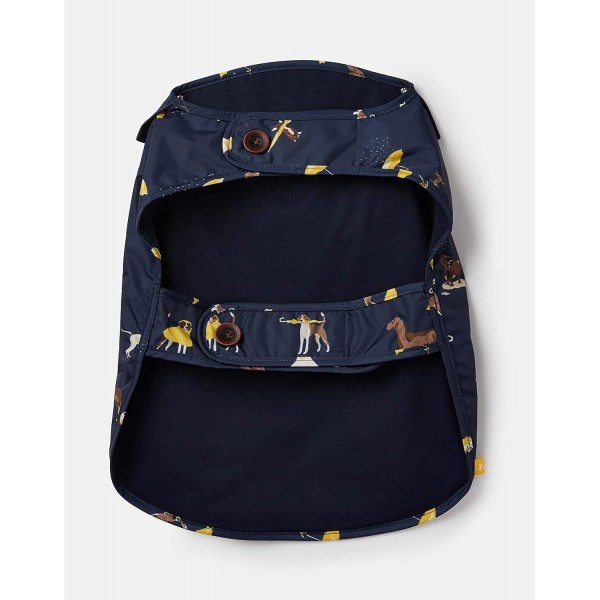 Rosewood Joules Herrenmantel, blau, Rosenholz, Joules Navy Raining Dog Print Water Resistant Dog Coat Navy Blue Medium, Navy Blue, M UK