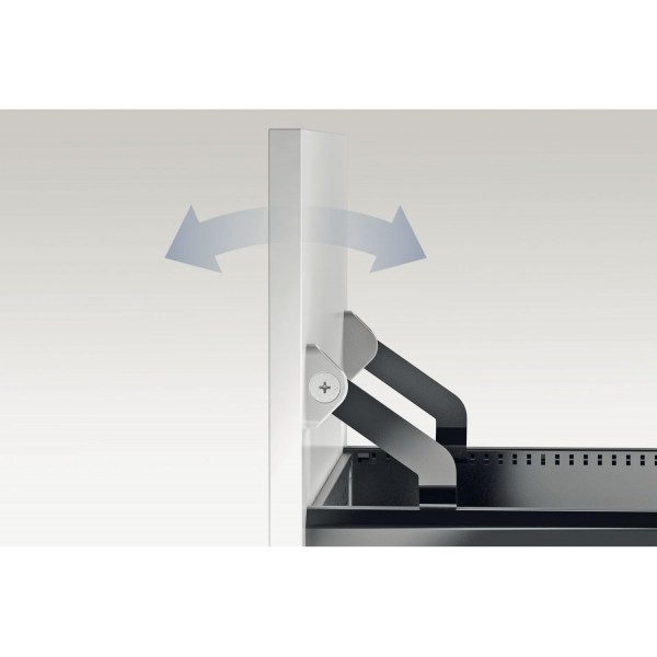 Hettich 46735 Systema TOP 2000 컨테이너 세트 SIL Sys, 부분/오버 익스텐션, ET 530, 블랙