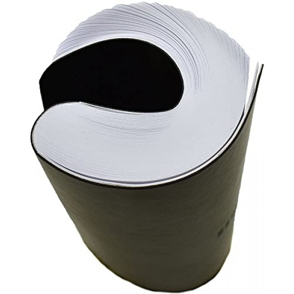 Zequenz Classic 360 시그니처 시리즈, 크기: B6 중형, 색상: 검정, 종이: 그리드, 소프트 커버 노트, 소프트 바운드 저널, 5