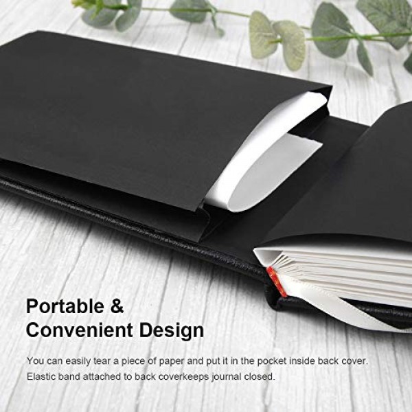 Paul Rubens 미술 용품 ​​수채화 용지, 100% 면 핫 프레스 수채화 저널 3.8'' x 5.2'', 20매(140lb/300gsm), 수채화용 무산성, 구아슈, 아크릴