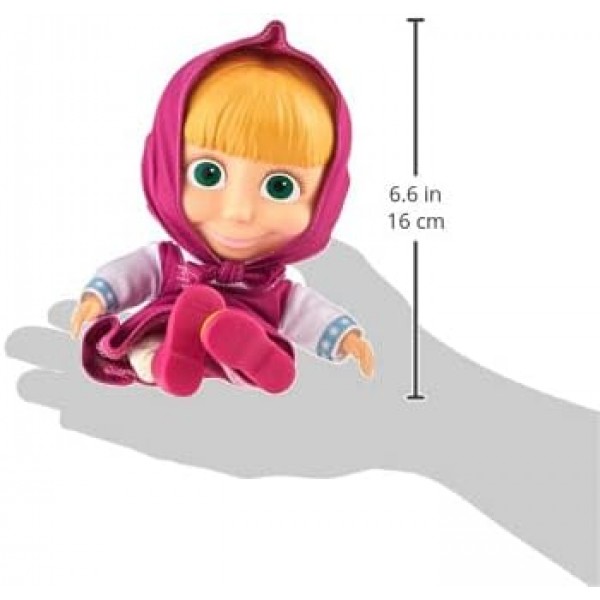 Simba 109301029009 Masha and The Bear Winterpuppe 23 cm, Mehrfarbig