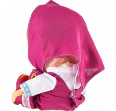 Simba 109301029009 Masha and The Bear Winterpuppe 23 cm, Mehrfarbig