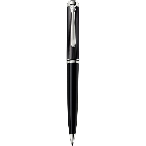 Pelikan Souverän 805 Stresemann 볼펜, 블랙 앤트러사이트, 고급 트위스트액션 볼펜, 선물 케이스, 957530