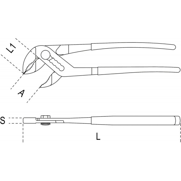Beta 52MQ 17 - 개방형 렌치 250mm