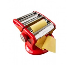 최고의 파스타 기계 - 스테인레스 스틸 파스타 롤러 기계의 미끄럼 방지 사용을 위한 특허받은 고유한 흡입 베이스 - 150mm - 파스타 커터, 핸드 크랭크 및 레시피 포함