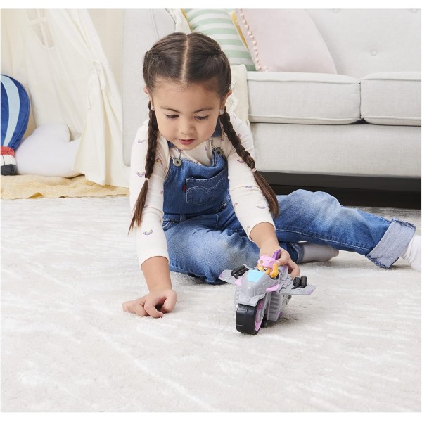 Paw Patrol Moto Pups - 스카이 - 풀백 모터 - 휠리 기능 - 장난감 자동차 0