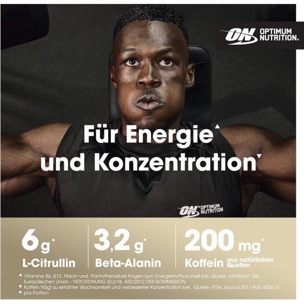 Optimum Nutrition Gold Standard Pre-Workout Advanced Powder, 에너지 부스터, L-시트룰린, 베타-알라닌, 카페인 및 비타민 B12 및 B6, 과일 펀치 맛, 20인분, 과일 펀치 420g