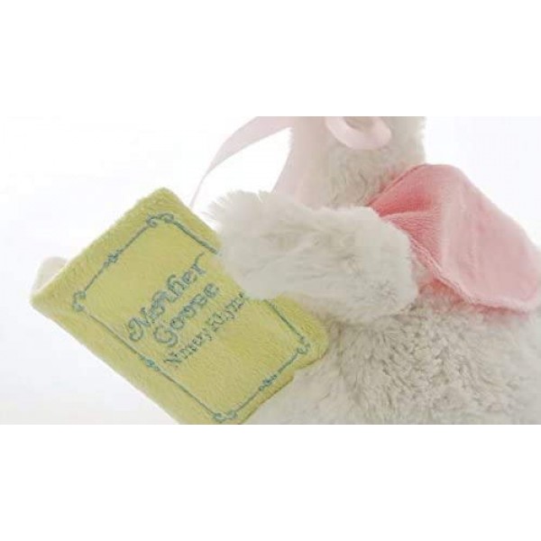 Cuddle Barn Mother Goose Animated Talking 뮤지컬 플러시 장난감, 14인치 매우 부드럽고 꼭 껴안고 싶은 인형 동물의 움직임과 말, 7개의 클래식 동요를 읽고 청취자를 사로잡음 -