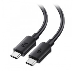 케이블 문제 10Gbps USB C - USB C 모니터 케이블 3피트/0.9m, 4K 120Hz 및 8K 30Hz, 100W 전원 공급, USB C 비디오 케이블/USB C 디스플레이 케이블, USB-C 3.2 10Gbps 데이터 전송