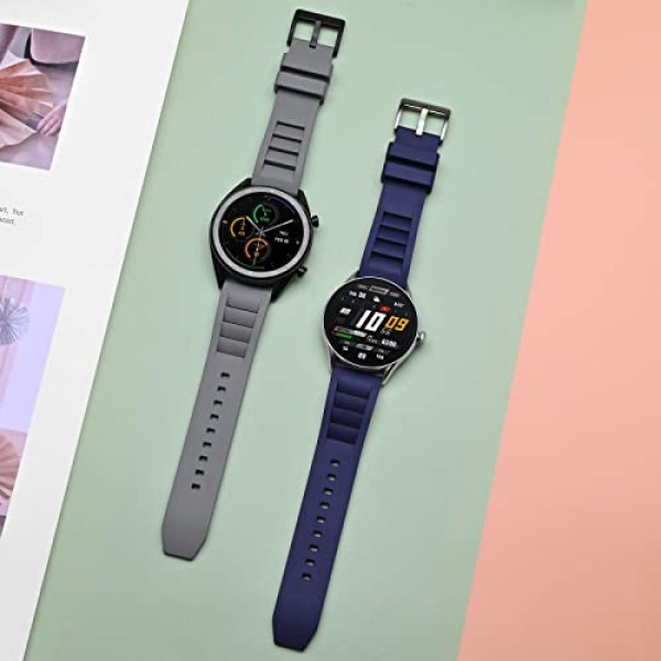 Anbeer 실리콘 퀵 릴리스 시계 스트랩, 20mm 22mm 불소 고무 시계 밴드, 남성용 및 여성용 고무 시계 밴드