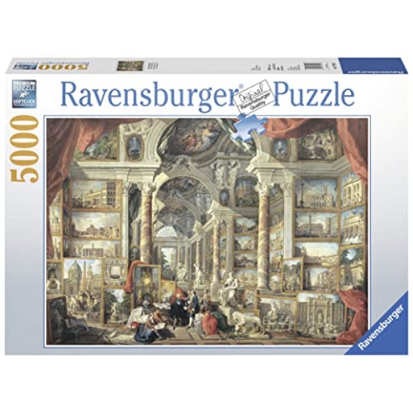 Ravensburger Views of Modern Rome 성인을 위한 5000피스 직소 퍼즐 - 17409 - 수공예 도구, 내구성이 뛰어난 블루보드, 모든 조각이 완벽하게 들어맞음