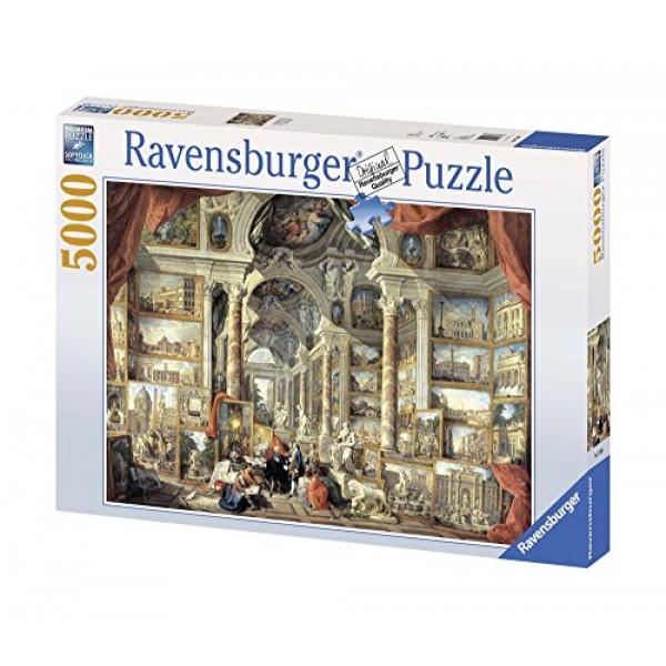 Ravensburger Views of Modern Rome 성인을 위한 5000피스 직소 퍼즐 - 17409 - 수공예 도구, 내구성이 뛰어난 블루보드, 모든 조각이 완벽하게 들어맞음