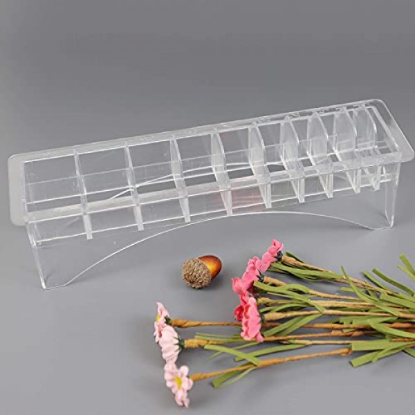 AUEAR, 직사각형 플라스틱 가이드 빗 보관 상자 헤어 도구 용품 주최자 클리퍼 제한 빗 헤어 클리퍼 가드 케이스 홀더 이발사