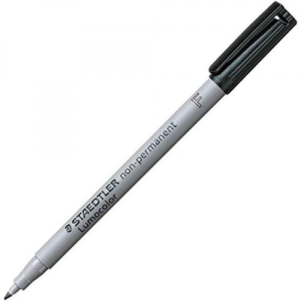 STAEDTLER 316 9 유니버셜 파인라이너 펜 LUMOCOLOR NON-PERMANENT F – 블랙