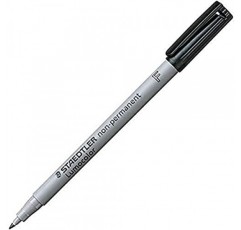STAEDTLER 316 9 유니버셜 파인라이너 펜 LUMOCOLOR NON-PERMANENT F – 블랙