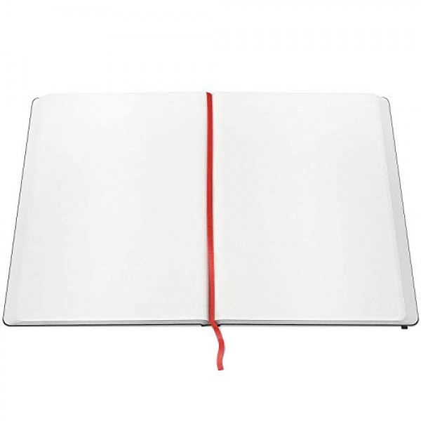 Arteza 8.3x11.7인치 스케치북, 2개 팩, 패드당 100페이지, 118lb/175gsm, 북마크 리본이 있는 하드커버 저널, 확장 가능한 내부 포켓 및 탄성 스트랩, 드라이 미디어용 미술 용