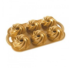 Nordic Ware Heritage 번들 케이크, 원 사이즈, 골드