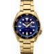 SEIKO SRPK20,남성 스포츠,GMT,기계식,오토매틱,스테인레스,골드 톤,블루 다이얼,100m WR