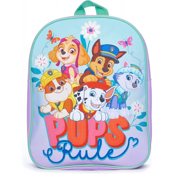 Paw Patrol Girls Backpack Pups Rule Kids, 장미, 원 사이즈