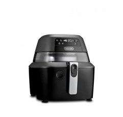 De'Longhi 급속 크리스프 에어 프라이어, 5쿼트, 1700와트 XL 쿠커, 튀김, 크리스프, 로스팅, 베이킹, 5가지 사전 설정 기능, 피자 설정 최대 20% 더 빠른 요리, 달라붙지 않는 