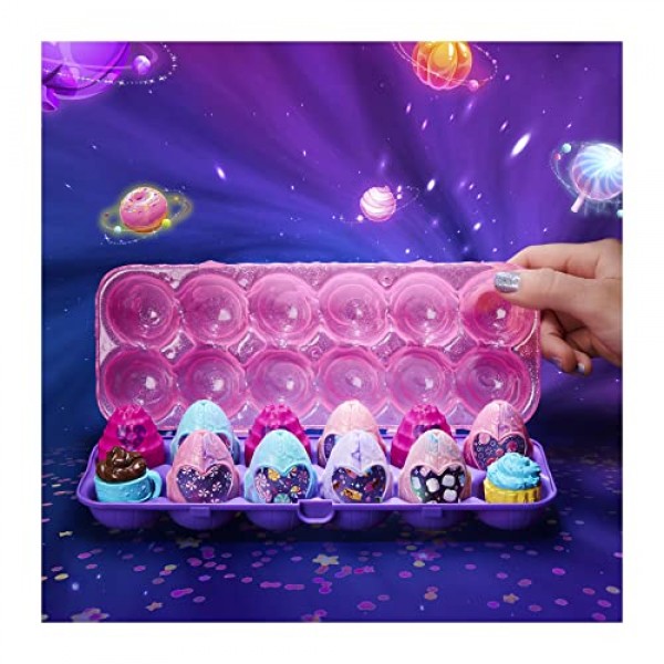 Hatchimals CollEGGtibles, Cosmic Candy Limited Edition Secret Snacks 12팩 계란 상자, 여아 장난감, 5세 이상 여아 선물(한정판) Cosmic Candy