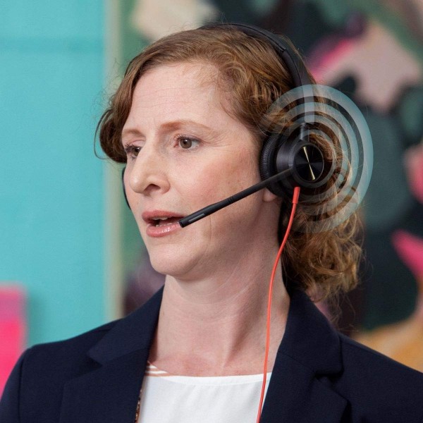 Plantronics - Blackwire 3310 USB-A(Poly) - Boom Boom이 장착된 유선 모노 이어 헤드셋 - USB-A를 통해 PC 및/또는 Mac에 연결 - Teams, Zoom 등과 호환 모노 USB-A