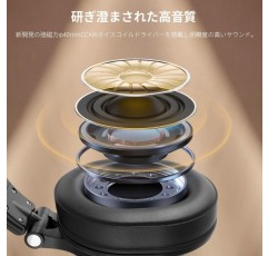 Bopmen Over-Ear 헤드폰 - Shareport가 있는 유선 스튜디오 헤드폰 녹음 모니터링을 위한 스테레오 베이스 사운드가 있는 접이식 헤드셋 키보드 기타 앰프 DJ 핸드폰 블랙(Y71)