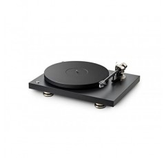 Pro-Ject 데뷔 PRO, 탄소-알루미늄 하이브리드 톤암, 전자 속도 전환 및 Pick It PRO를 갖춘 새로 개발된 오디오파일 턴테이블, 새틴 블랙