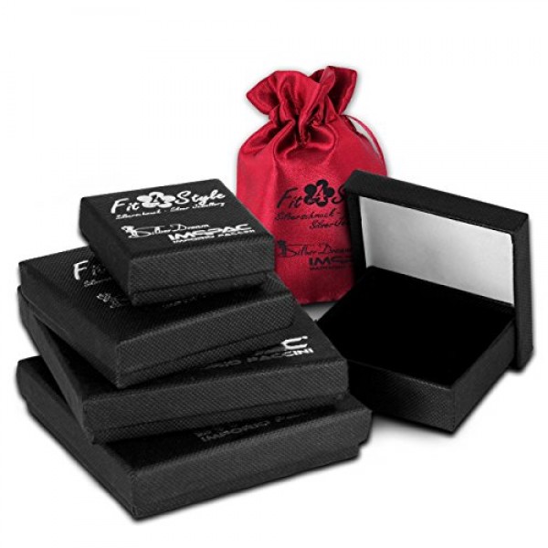 SilberDream SDO4281J 여성용 귀걸이 925 실버 후프 귀걸이 12 mm 더블, 스털링 실버