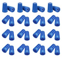 22AWG-14AWG용 방수 조경 와이어 커넥터, 파란색 그리스 캡 실외 전기 너트 캡은 관개 시스템에 사용 가능(25팩)