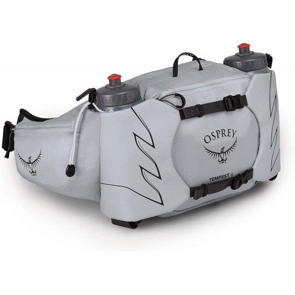 Osprey 유럽 여성용 Tempest 6 하이킹 팩 알루미늄 그레이 + 하이킹 팩 세라믹 블루