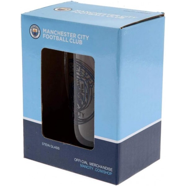 Forever Collectibles UK Limited Manchester City FC 스타인 파인트 글라스
